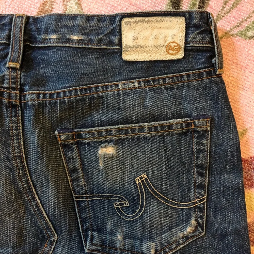 Y2K 90’s AG Mid-box skirt denim jean mini skirt